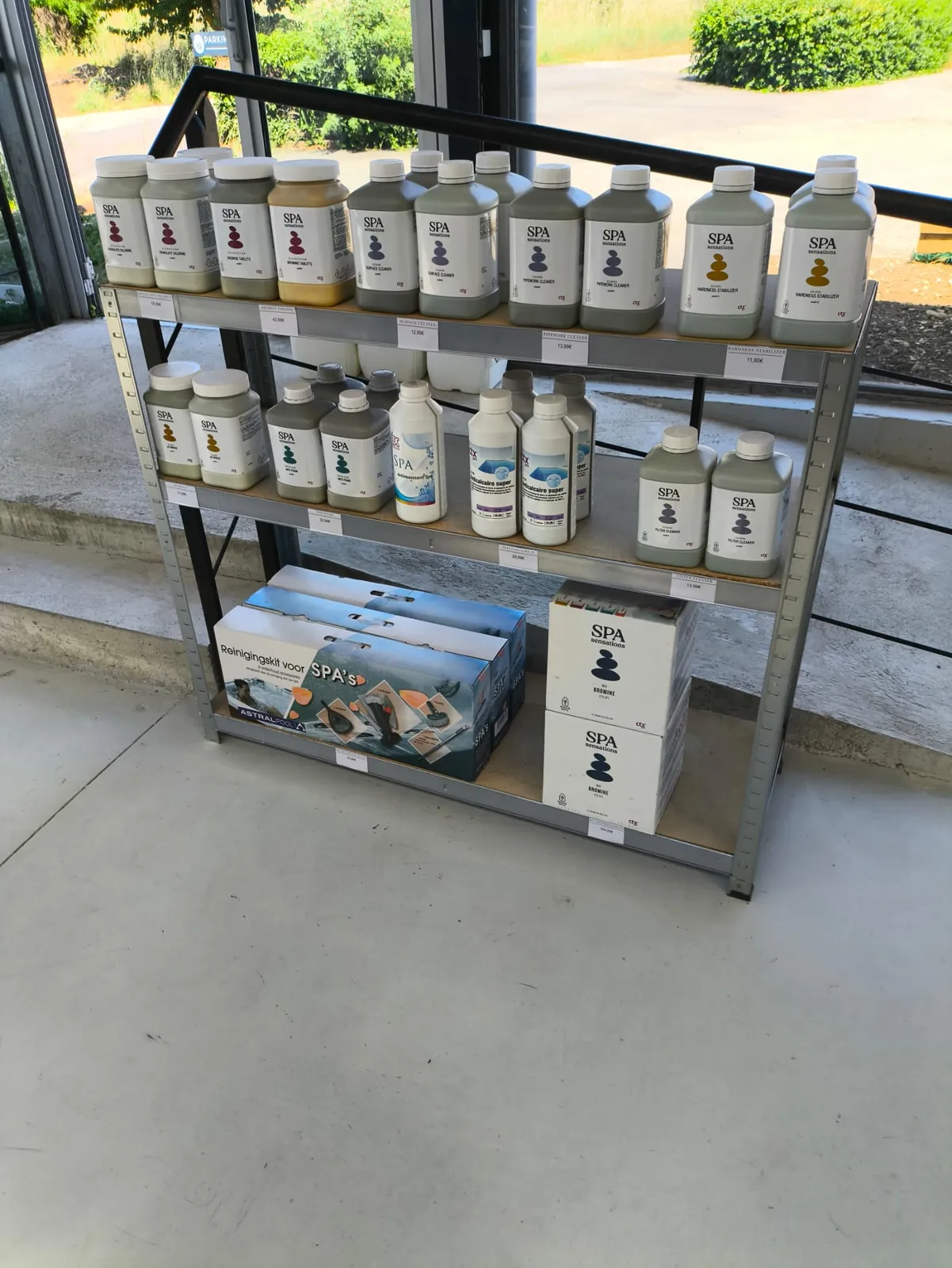 Produits d'entretien pour spa et piscine